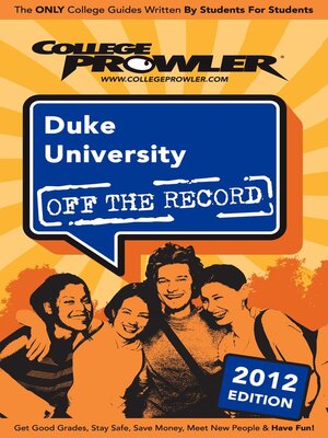 cover image of Duke University 2012